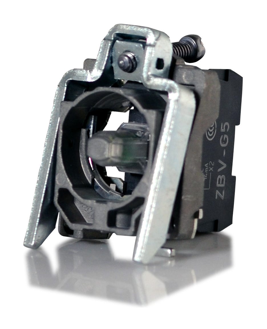 Square D ZB4BVG5 Pilot Light Block Assembly
